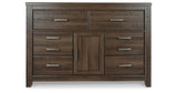 Juararo Queen Poster Bed, 2 Dressers, Mirror and 2 Nightstands from Ashley Furniture - Luna Furniture