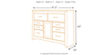Juararo King Poster Bed with Dresser in Dark Brown from Ashley Furniture - Luna Furniture