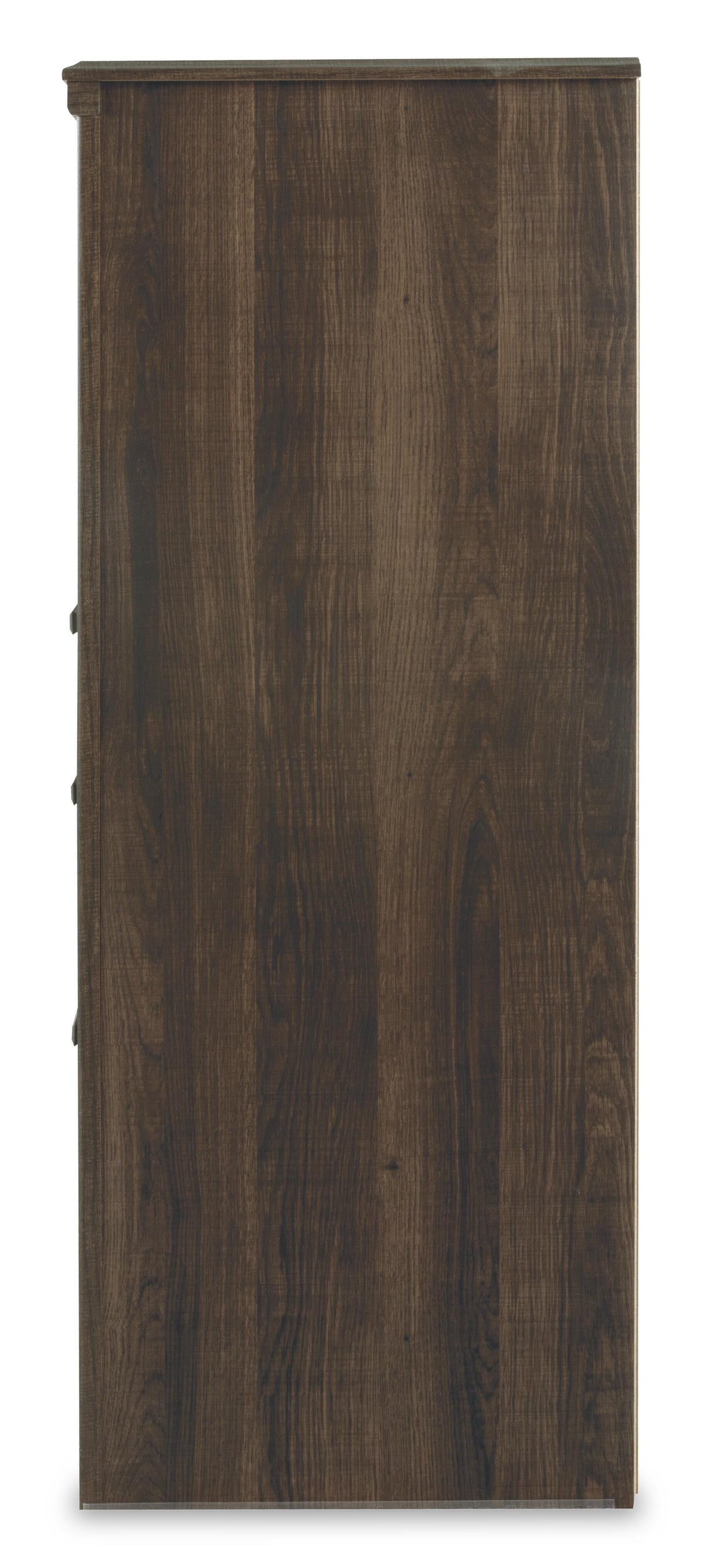 Juararo Dark Brown Dresser and Mirror from Ashley Furniture - Luna Furniture