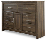 Juararo Dark Brown Poster Bedroom Set from Ashley - Luna Furniture