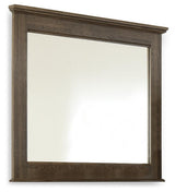 Juararo Dark Brown Bedroom Mirror (Mirror Only) from Ashley Furniture - Luna Furniture