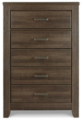 Juararo Dark Brown Dresser, Chest and Nightstand from Ashley - Luna Furniture