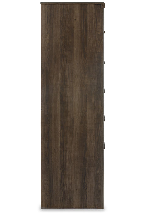 Juararo Dark Brown Chest of Drawers from Ashley Furniture - Luna Furniture