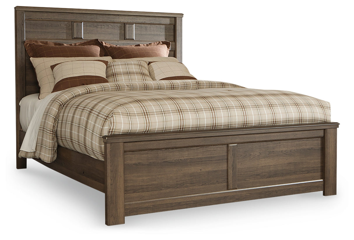 Juararo Dark Brown Panel Bedroom Set from Ashley - Luna Furniture