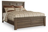 Juararo Dark Brown Panel Bedroom Set from Ashley - Luna Furniture