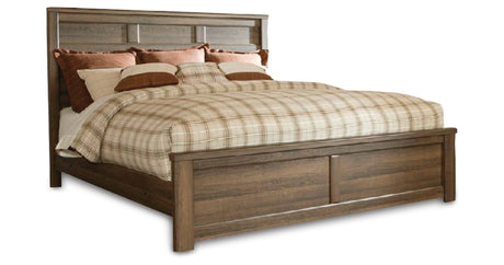 Juararo California King Panel Bed, Dresser, Chest and Nightstand from Ashley Furniture - Luna Furniture
