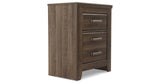 Juararo Dark Brown King Poster Bed and 2 Nightstands from Ashley - Luna Furniture