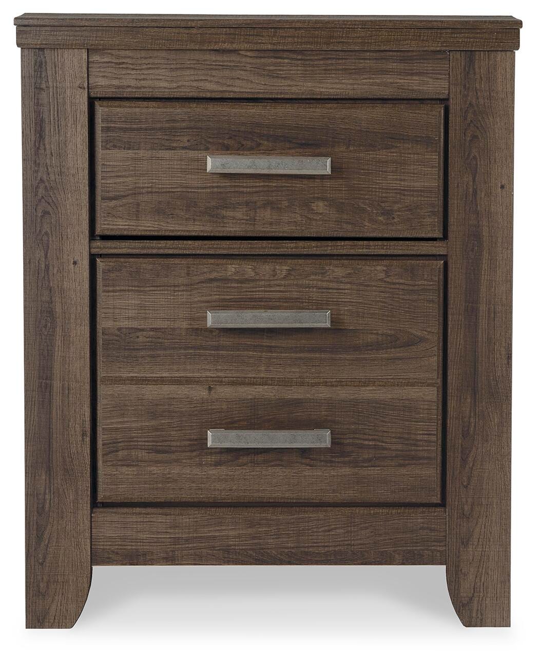 Juararo California King Poster Bed with Mirrored Dresser and 2 Nightstands in Dark Brown from Ashley Furniture - Luna Furniture