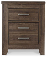 Juararo California King Poster Bed with Mirrored Dresser and 2 Nightstands in Dark Brown from Ashley Furniture - Luna Furniture
