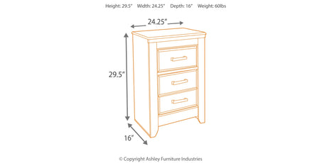 Juararo Dark Brown Nightstand from Ashley Furniture - Luna Furniture
