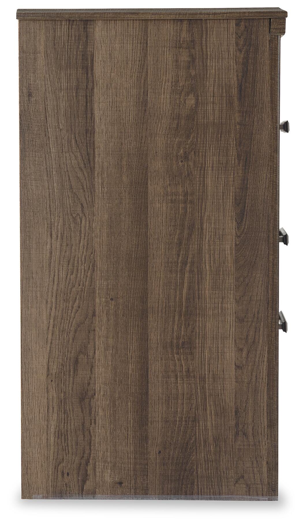 Juararo Dark Brown King Poster Bed and 2 Nightstands from Ashley - Luna Furniture