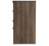Juararo King Poster Bed, Dresser and 2 Nightstands from Ashley - Luna Furniture