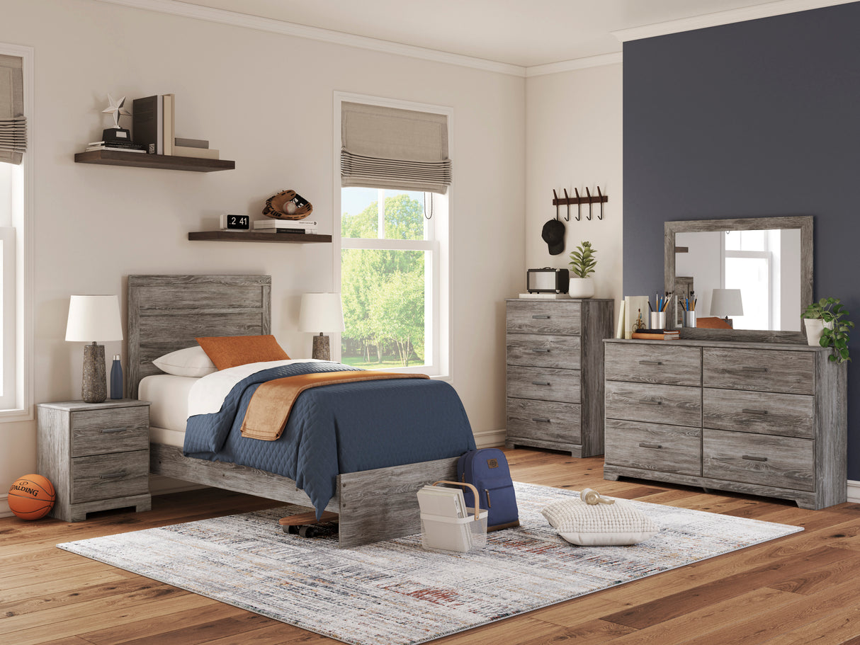 Ralinksi Gray Youth Panel Bedroom Set from Ashley - Luna Furniture