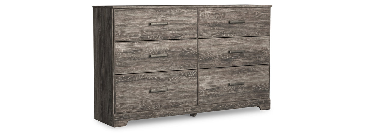 Ralinksi Twin Panel Bed with Dresser in Gray from Ashley - Luna Furniture