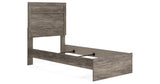 Ralinksi Twin Panel Bed with Dresser in Gray from Ashley - Luna Furniture