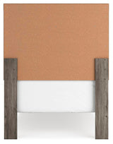 Ralinksi Gray Twin Panel Bed from Ashley Furniture - Luna Furniture