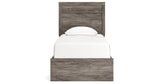 Ralinksi Twin Panel Bed with Dresser in Gray from Ashley - Luna Furniture