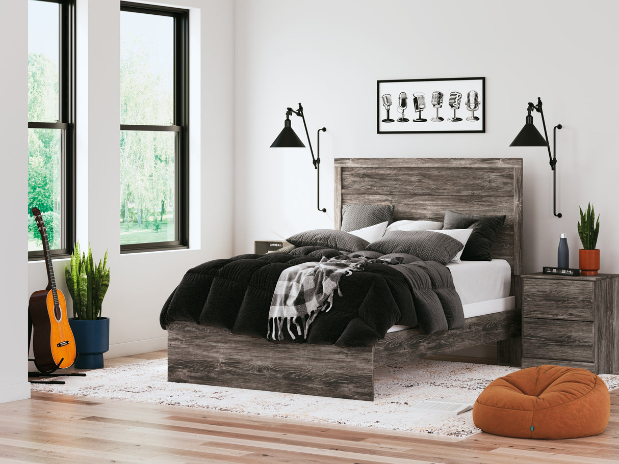 Ralinksi Gray Full Panel Bed from Ashley Furniture - Luna Furniture