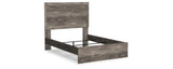 Ralinksi Full Panel Bed with Mirrored Dresser and Chest in Gray from Ashley Furniture - Luna Furniture