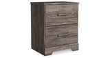 Ralinksi Queen Panel Bed with Mirrored Dresser and Nightstand in Gray from Ashley Furniture - Luna Furniture