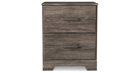Ralinksi Queen Panel Bed with 2 Nightstands in Gray from Ashley Furniture - Luna Furniture