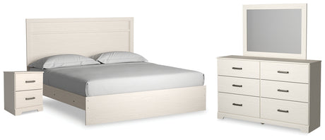 Stelsie White Panel Bedroom Set-B2588B8-Ashley-B2588-31-36-72-92-97-SW-P1-KO-Luna Furniture