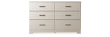 Stelsie White Dresser from Ashley - Luna Furniture