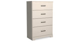 Stelsie White Dresser, Mirror, Chest and Nightstand from Ashley - Luna Furniture