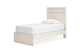Stelsie White Twin Panel Bed from Ashley - Luna Furniture