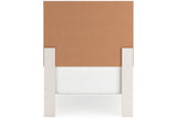 Stelsie White Twin Panel Bed from Ashley - Luna Furniture