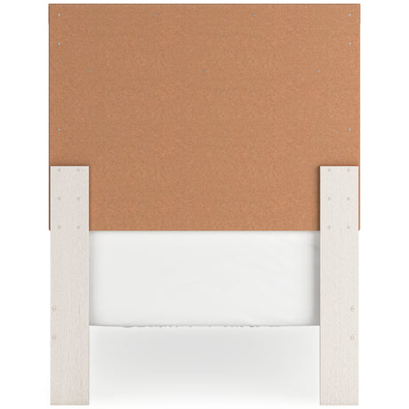 Stelsie White Twin Panel Bed from Ashley - Luna Furniture