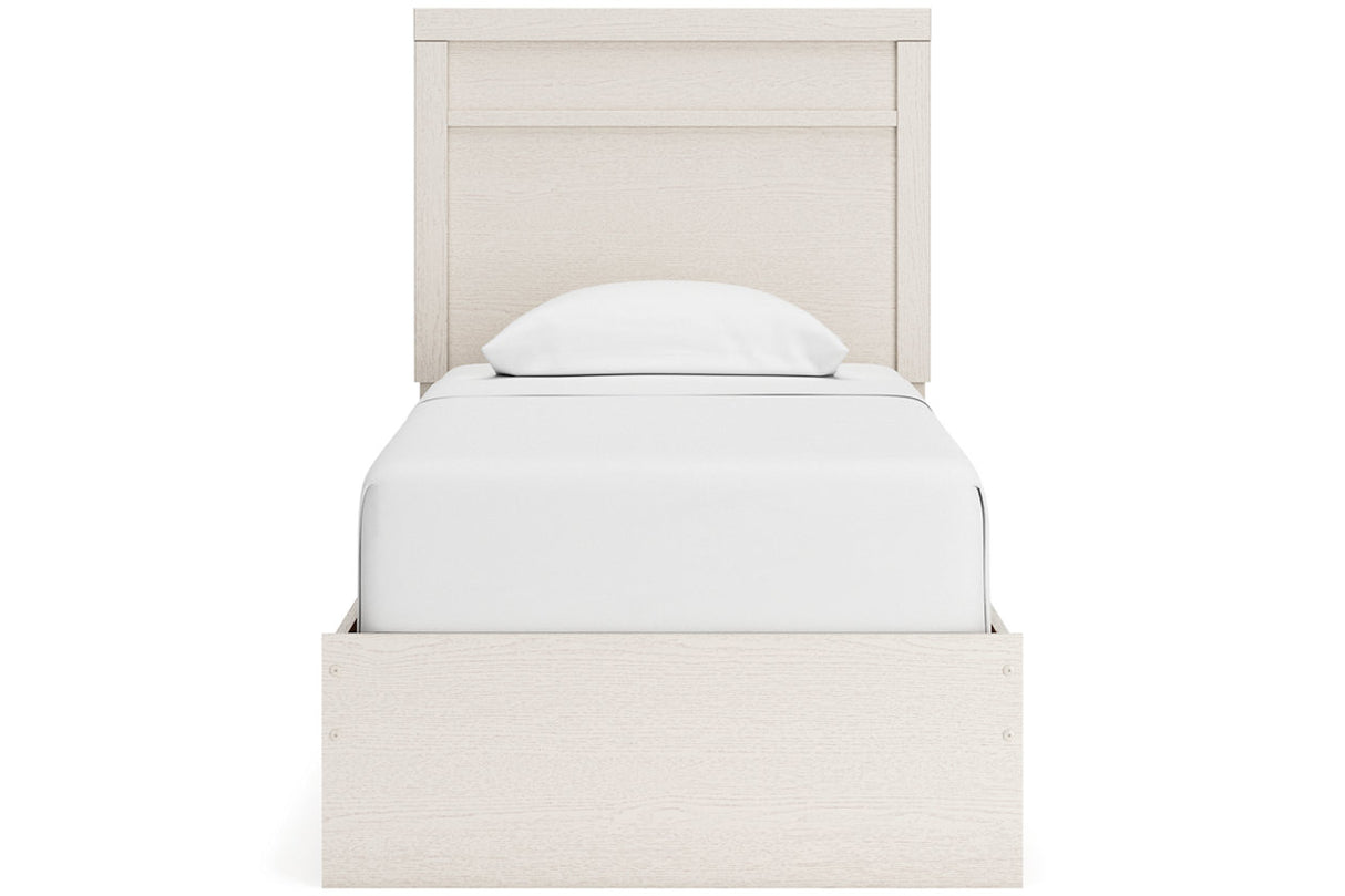 Stelsie White Twin Panel Bed from Ashley - Luna Furniture
