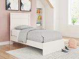 Stelsie White Twin Panel Bed from Ashley - Luna Furniture
