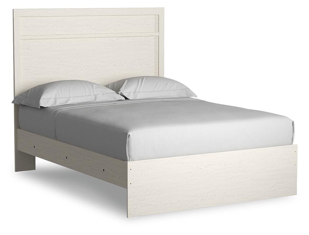 Stelsie White Full Panel Bed from Ashley - Luna Furniture
