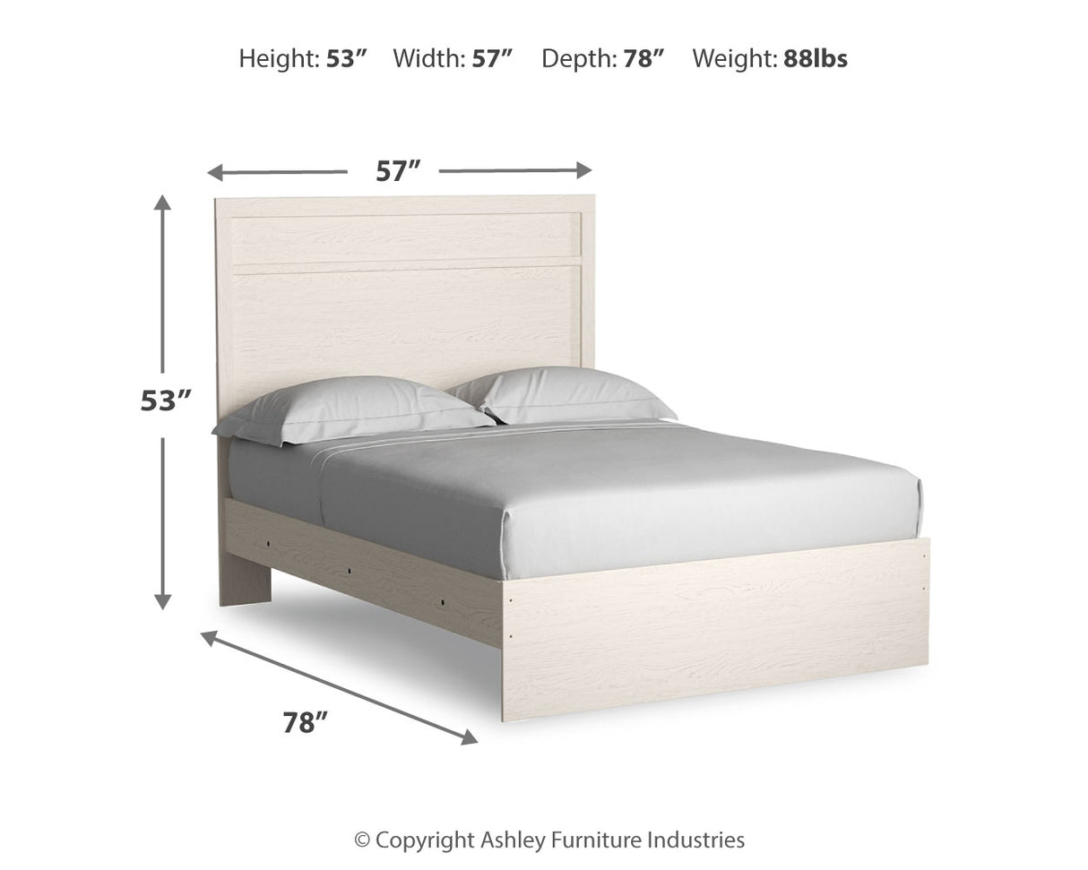 Stelsie White Full Panel Bed from Ashley - Luna Furniture