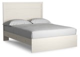 Stelsie White Queen Panel Bed from Ashley - Luna Furniture