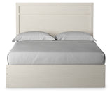 Stelsie White Queen Panel Bed from Ashley - Luna Furniture