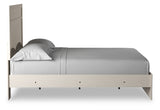 Stelsie White Queen Panel Bed from Ashley - Luna Furniture