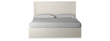 Stelsie White Panel Bed and Nightstand from Ashley Furniture - Luna Furniture