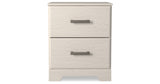 Stelsie White Nightstand from Ashley - Luna Furniture