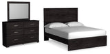 Belachime Black Panel Bedroom Set from Ashley - Luna Furniture