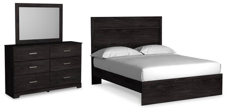 Belachime Black Panel Bedroom Set from Ashley - Luna Furniture