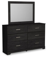 Belachime Full Panel Bed, Dresser, Mirror and Nightstand from Ashley Furniture - Luna Furniture