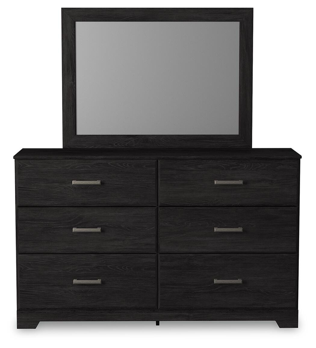 Belachime King Panel Bed, Dresser, Mirror, Chest and Nightstand from Ashley - Luna Furniture