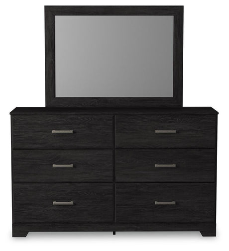 Belachime King Panel Bed, Dresser, Mirror, Chest and Nightstand from Ashley - Luna Furniture