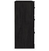 Belachime Charcoal Full Panel Bed with Dresser, Chest and 2 Nightstands from Ashley Furniture - Luna Furniture