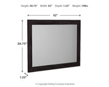 Belachime Black Bedroom Mirror (Mirror Only) from Ashley - Luna Furniture