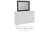Belachime Black Bedroom Mirror (Mirror Only) from Ashley Furniture - Luna Furniture