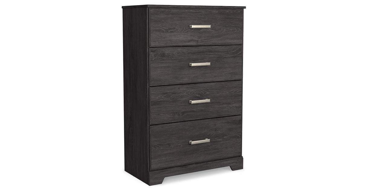 Belachime Black Chest of Drawers from Ashley - Luna Furniture