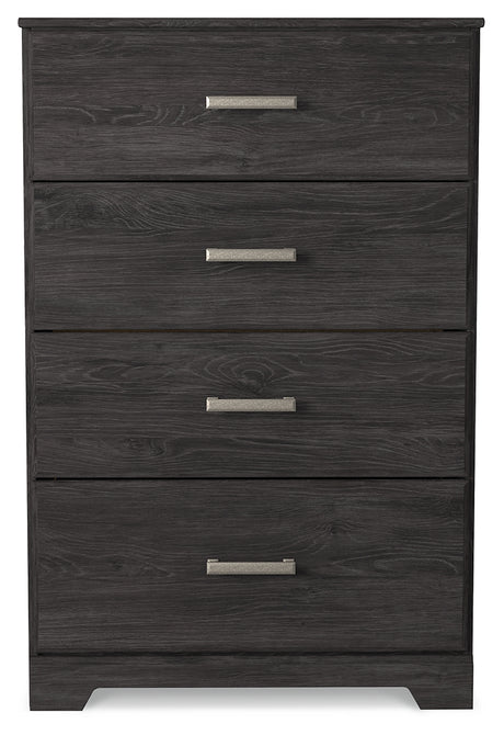 Belachime Black Panel Bedroom Set from Ashley - Luna Furniture